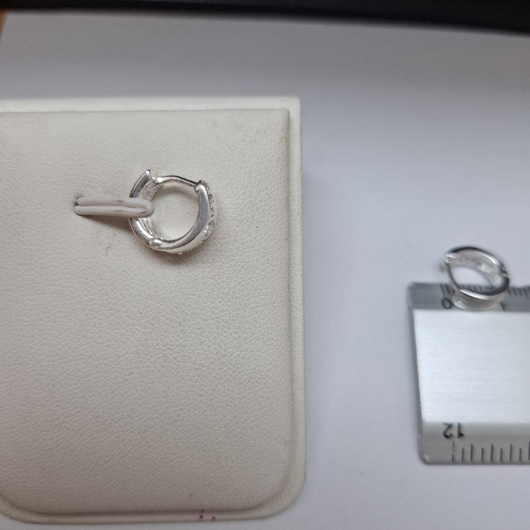 ARRACADAS C/CIRCONIAS PLATA .925 2.5 GR (NUEVO)