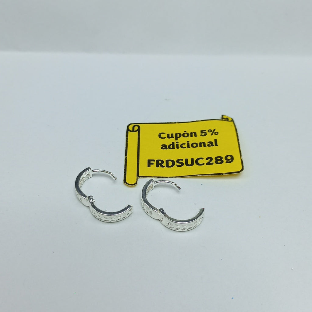 ARRACADAS PLATA .925 2.5 GR (NUEVO)