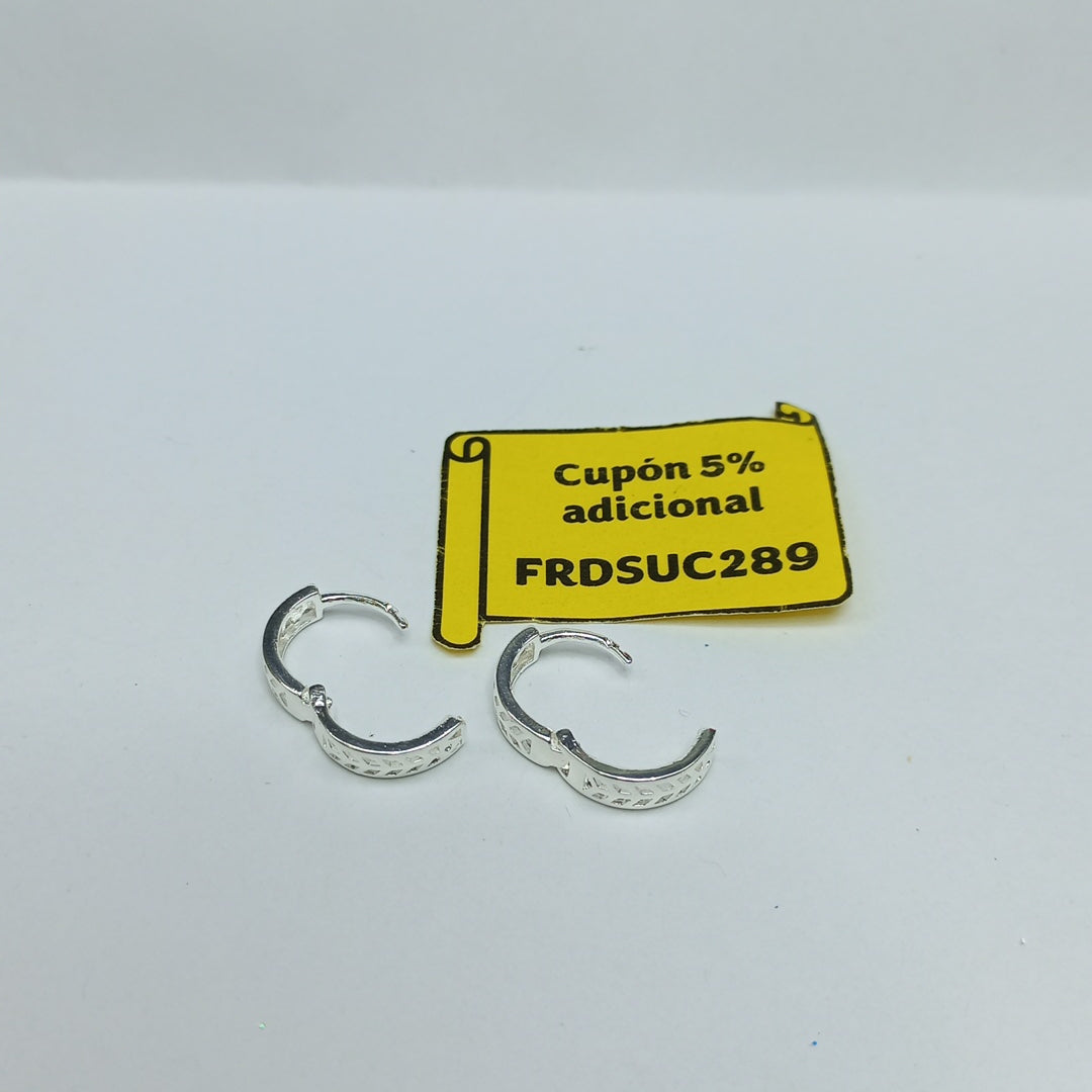 ARRACADAS PLATA .925 2.5 GR (NUEVO)