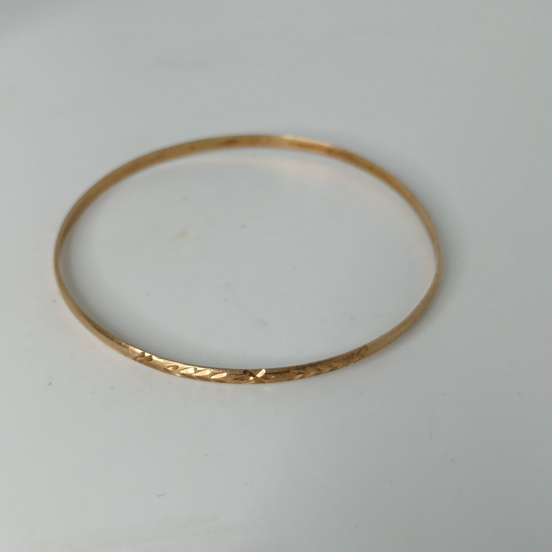 PULSERA RIGIDA ORO 10 K 6.4 GRMS (SEMINUEVO)