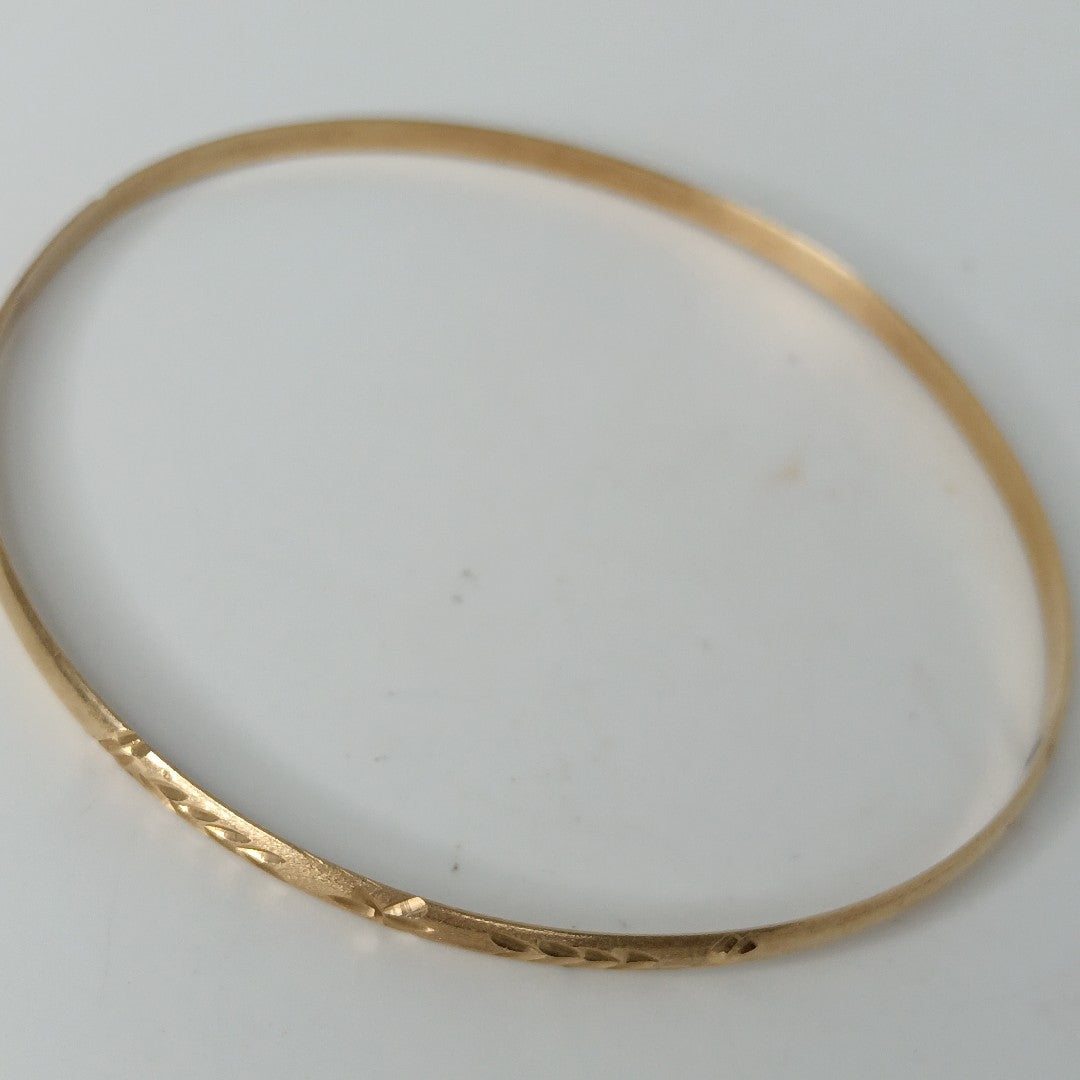 PULSERA RIGIDA ORO 10 K 6.4 GRMS (SEMINUEVO)