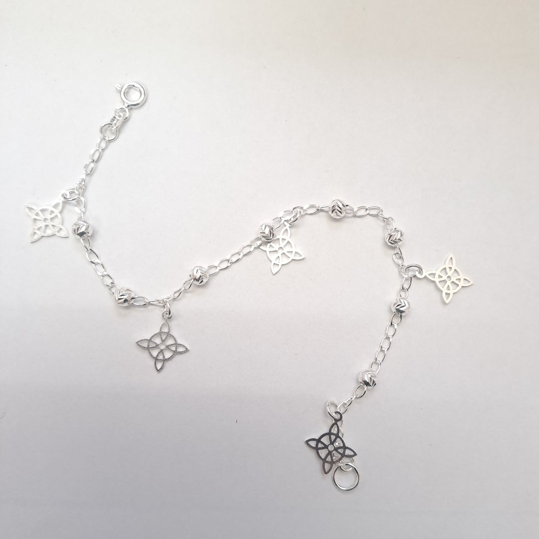 PULSERA TEJIDO ESPECIAL PLATA .925 18 CM 3.1 GR (NUEVO)