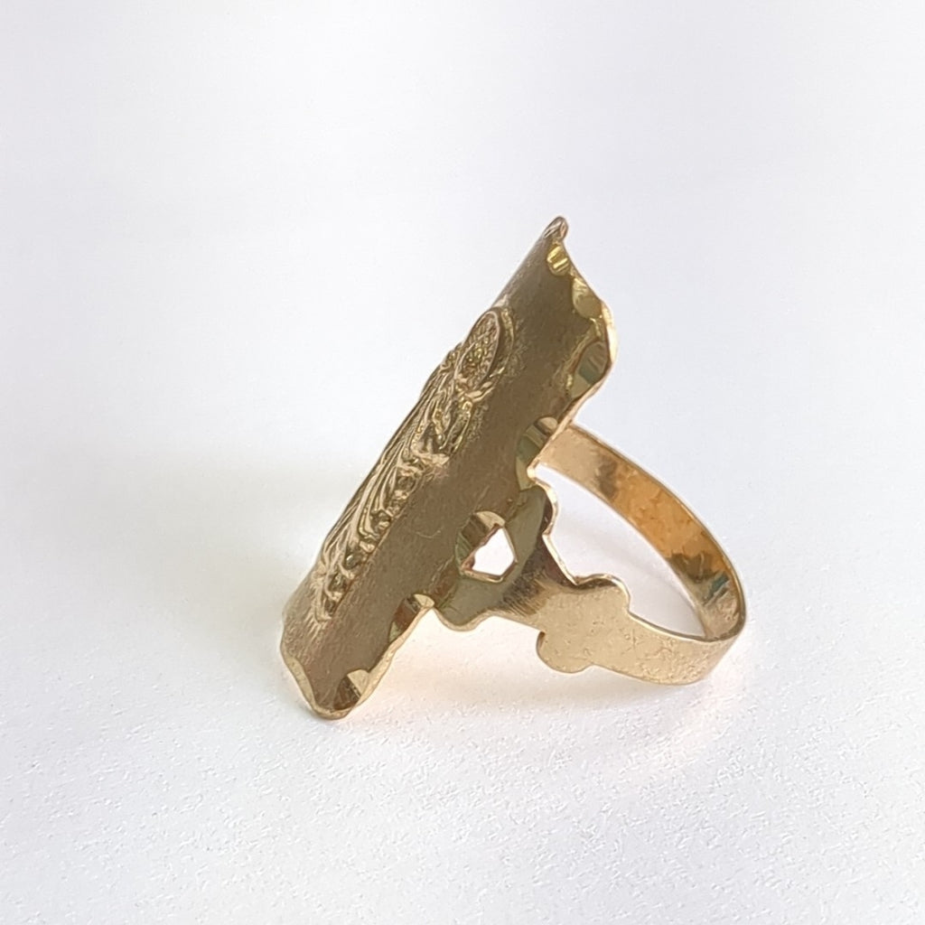 ANILLO ORO 10 K 3.4 GRMS (SEMINUEVO)