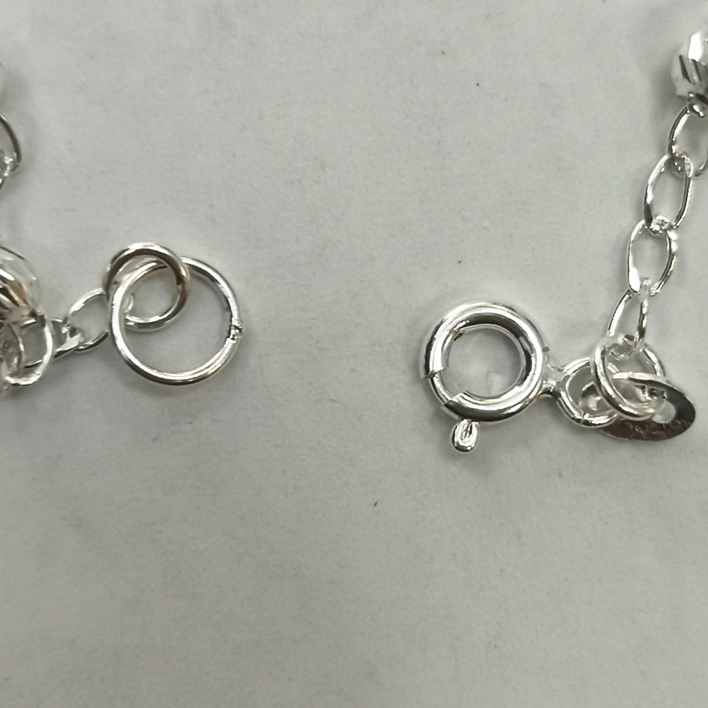 PULSERA TEJIDO ESPECIAL PLATA .925 18 CM 2.9 GR (NUEVO)