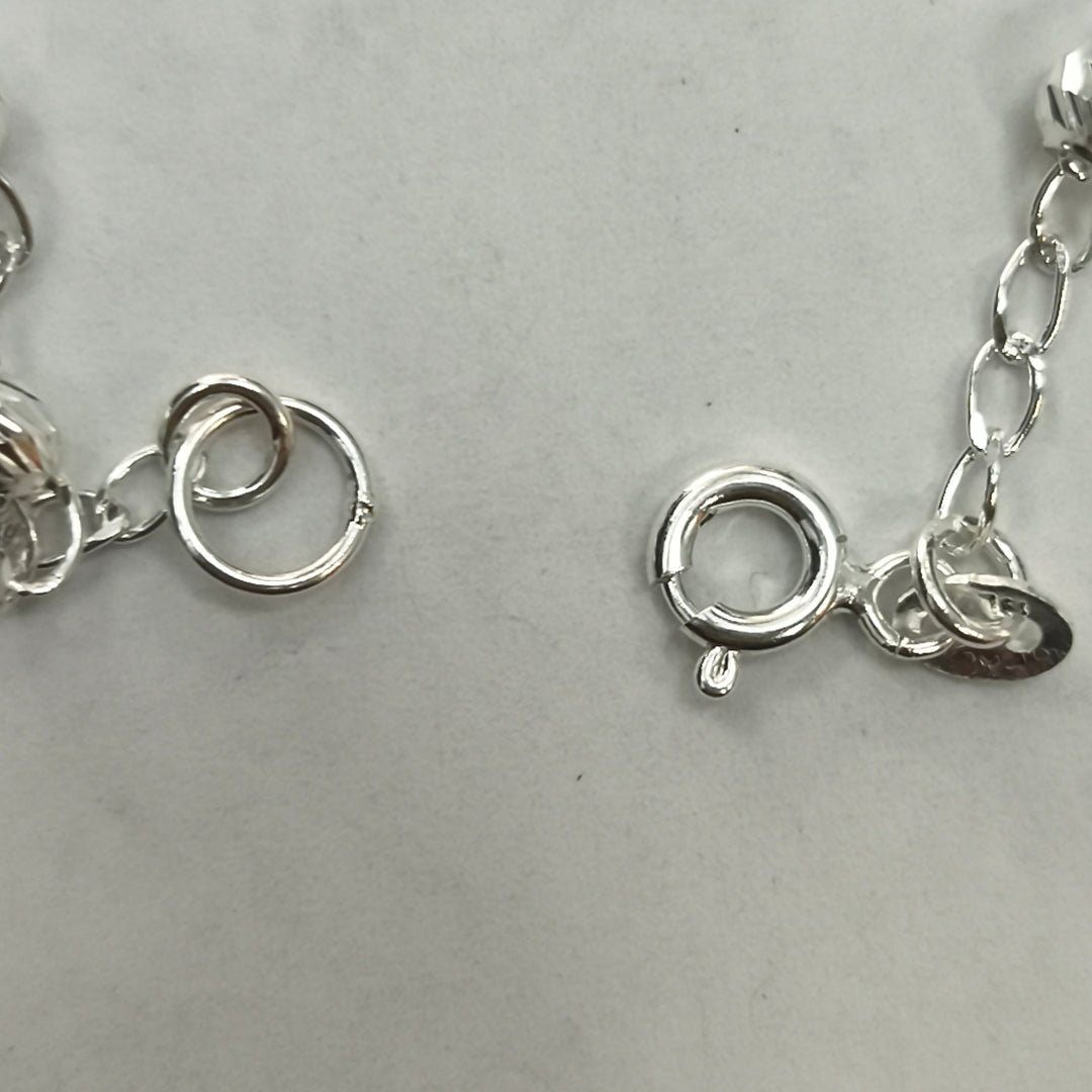 PULSERA TEJIDO ESPECIAL PLATA .925 18 CM 2.9 GR (NUEVO)