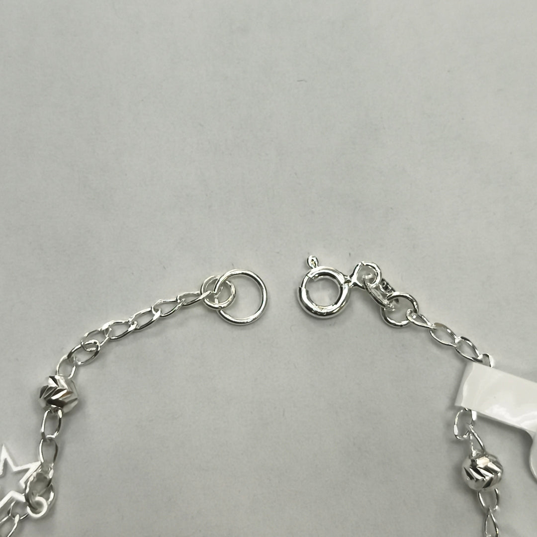 PULSERA TEJIDO ESPECIAL PLATA .925 18 CM 3.1 GR (NUEVO)
