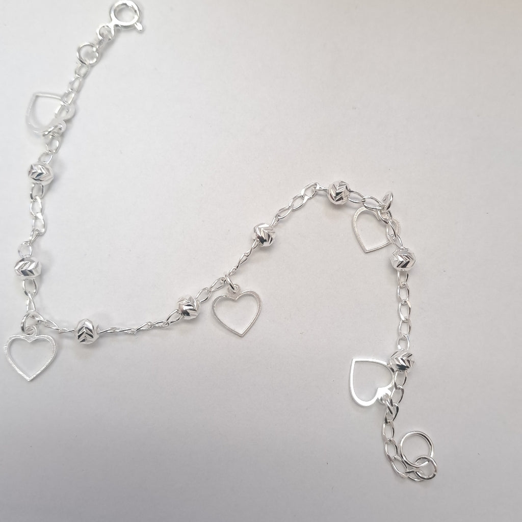 PULSERA TEJIDO ESPECIAL PLATA .925 18 CM 2.7 GR (NUEVO)
