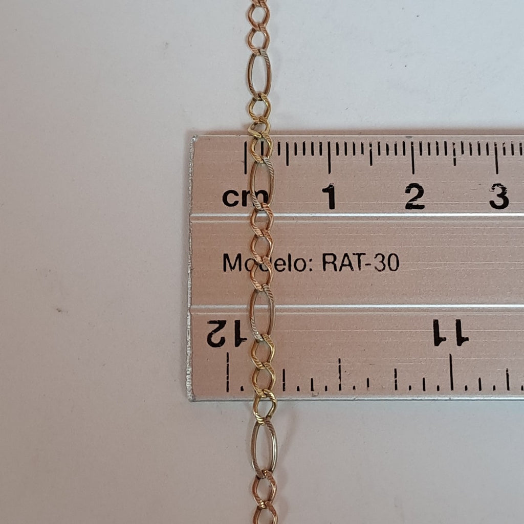 CADENA ORO COMBINADO 10 K 4,30 GRMS (SEMINUEVO)