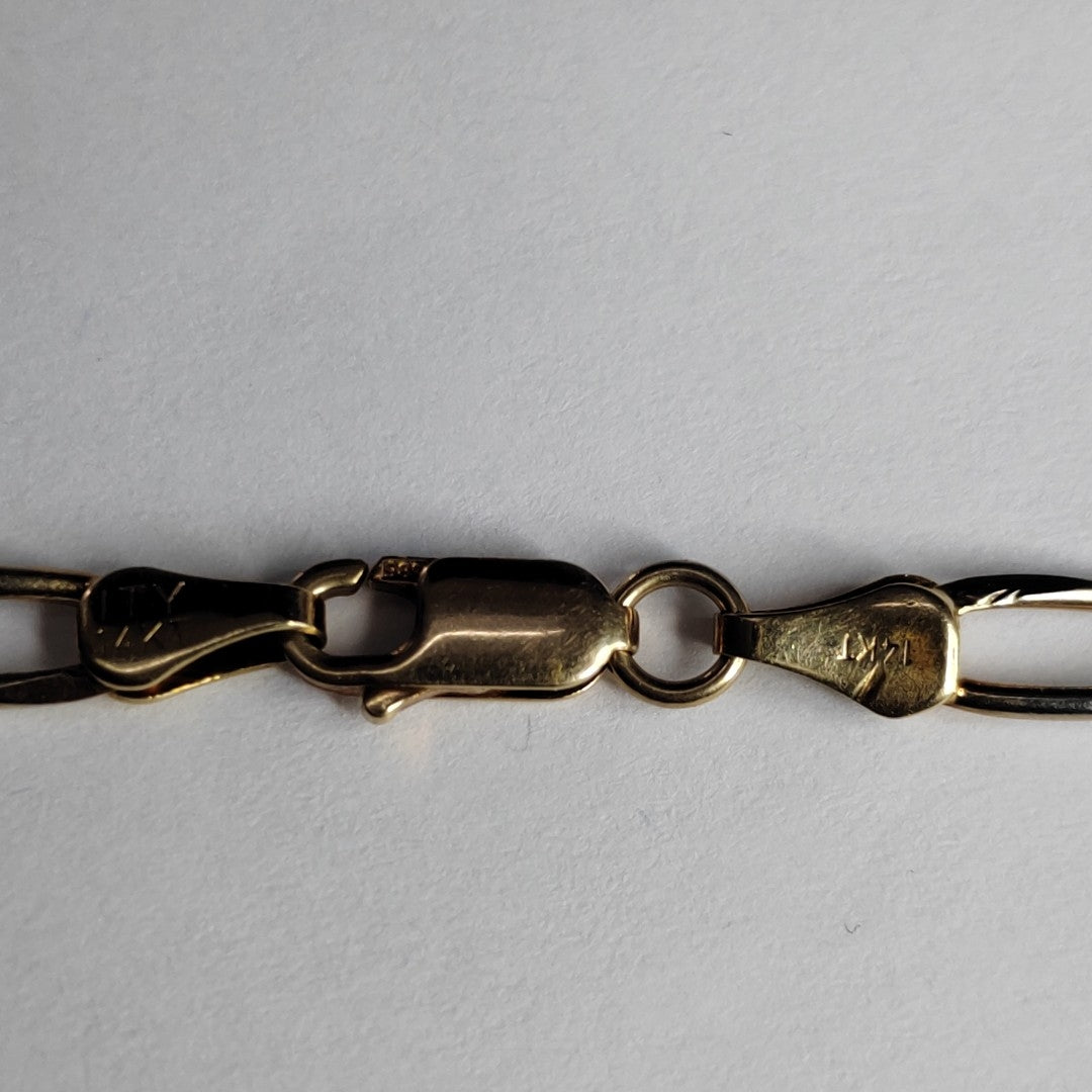 CADENA ORO COMBINADO 14 K 18.2 GRMS (SEMINUEVO)