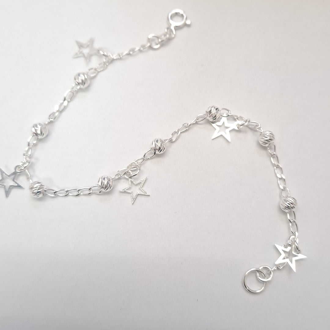 PULSERA TEJIDO ESPECIAL PLATA .925 18 CM 2.7 GR (NUEVO)