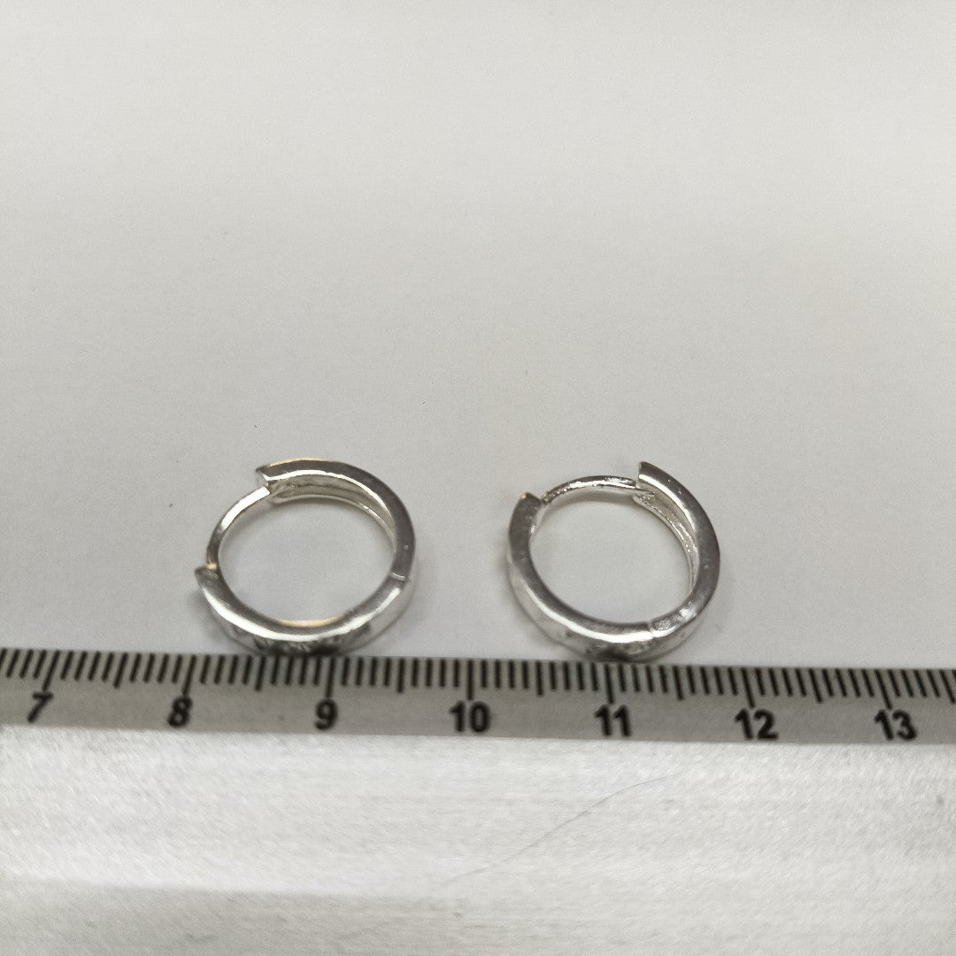 ARRACADAS LABRADAS PLATA .925 3.2 GR (NUEVO)