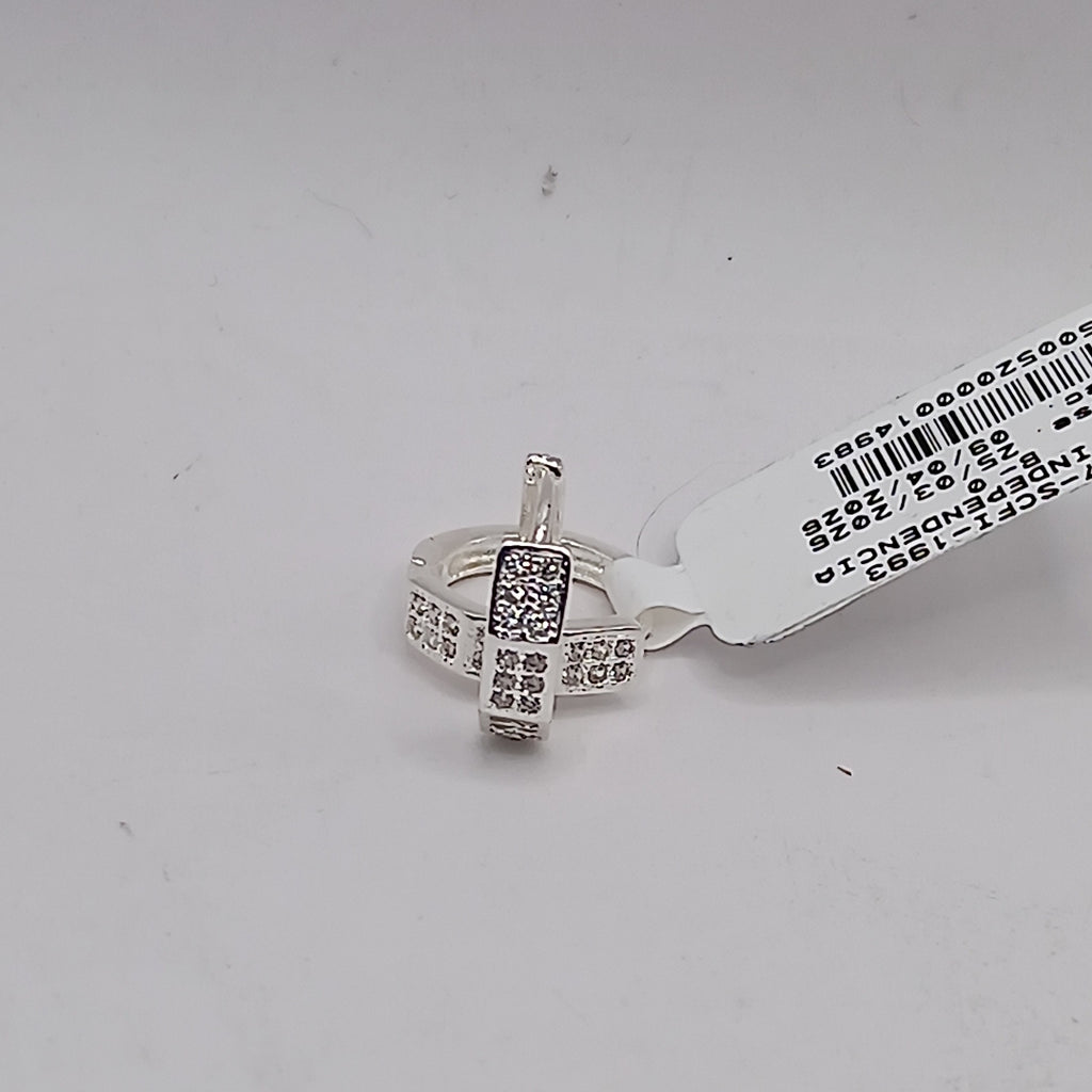 ARRACADAS C/CIRCONIAS PLATA .925 2.5 GR (NUEVO)