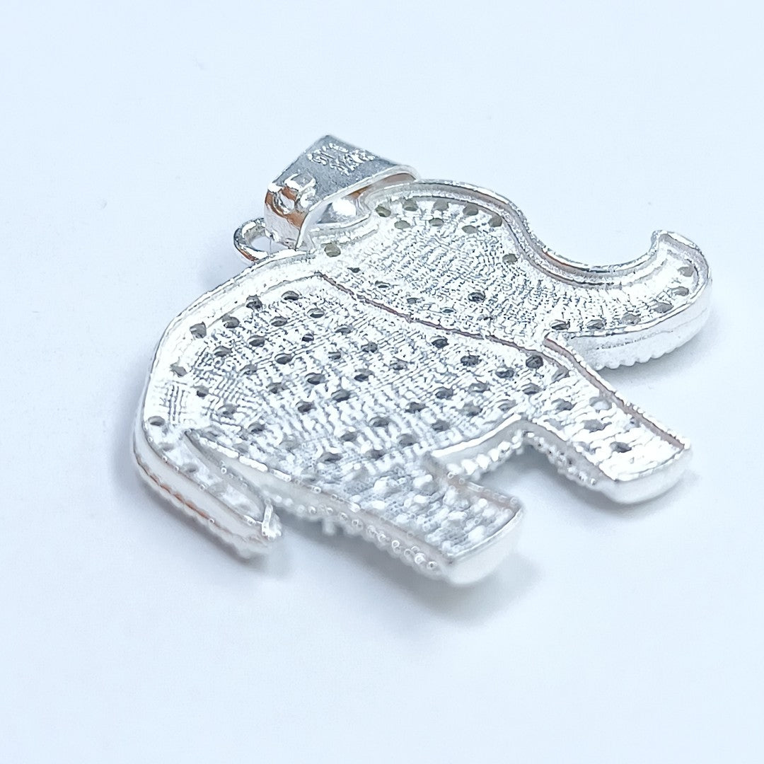 DIJE ELEFANTE C/CIRCONIAS PLATA .925 4.9 GR (NUEVO)
