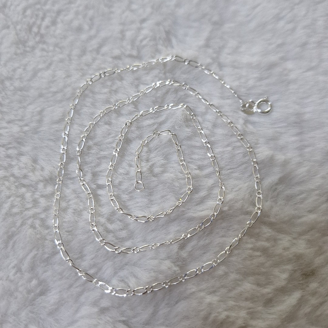 CADENA TEJIDO 1X1 PLATA .925 55 CM 3.3 GR (NUEVO)