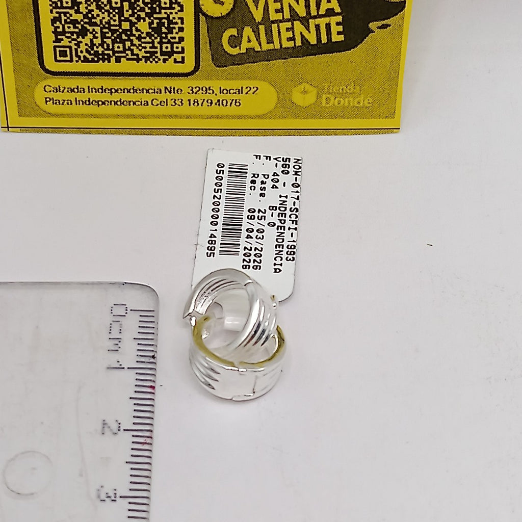 ARRACADAS PLATA .925 3.2 GR (NUEVO)