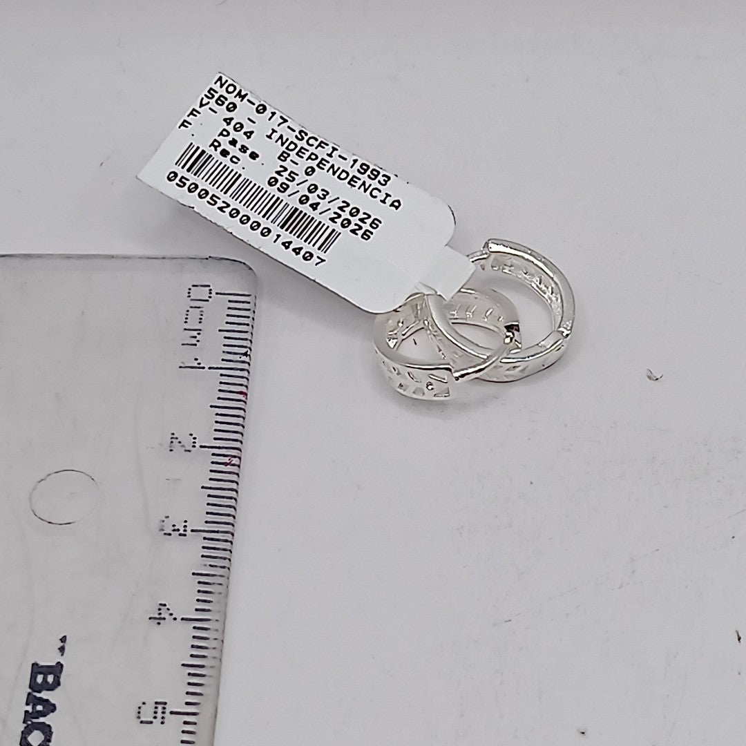 ARRACADAS PLATA .925 2.5 GR (NUEVO)