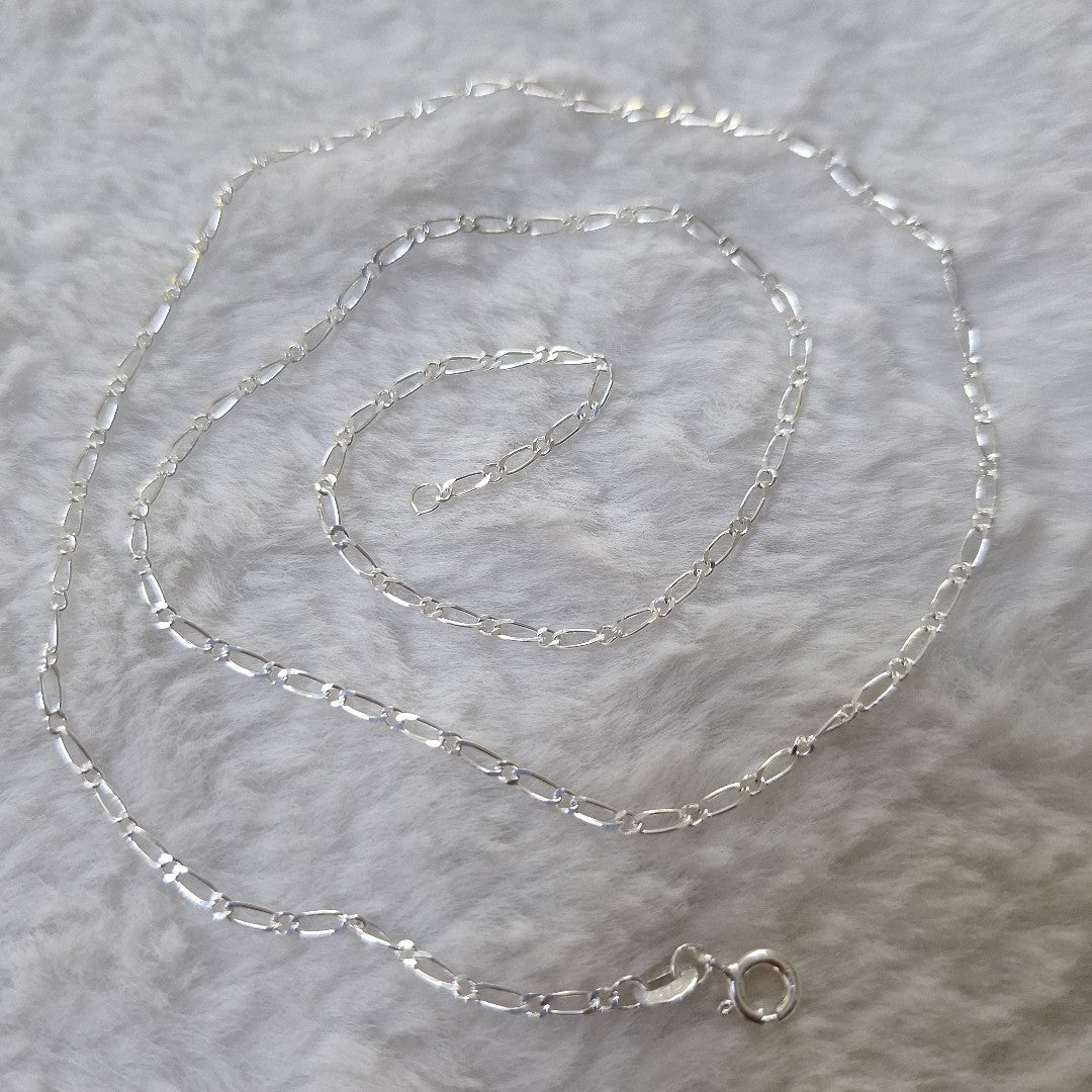 CADENA TEJIDO 1X1 PLATA .925 55 CM 3.3 GR (NUEVO)