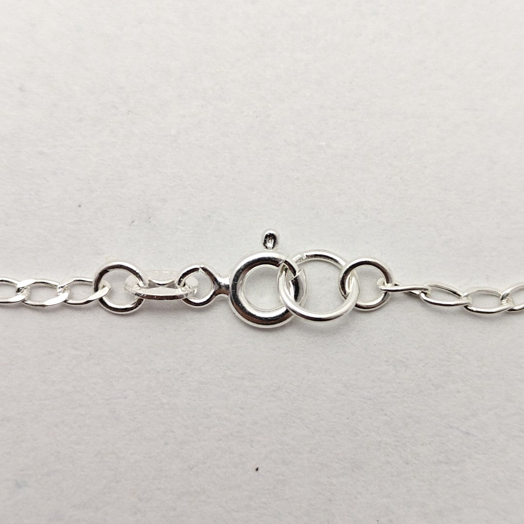 PULSERA TEJIDO TEJIDO ESPECIAL PLATA .925 18 CM 3.1 GR (NUEVO)