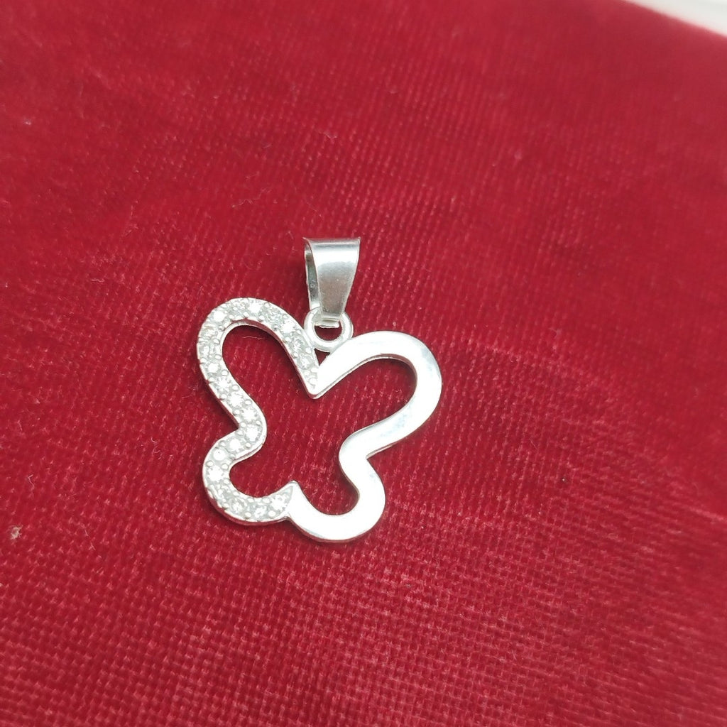 DIJE MARIPOSA C/CIRCONIAS PLATA .925 2.3 GR (NUEVO)