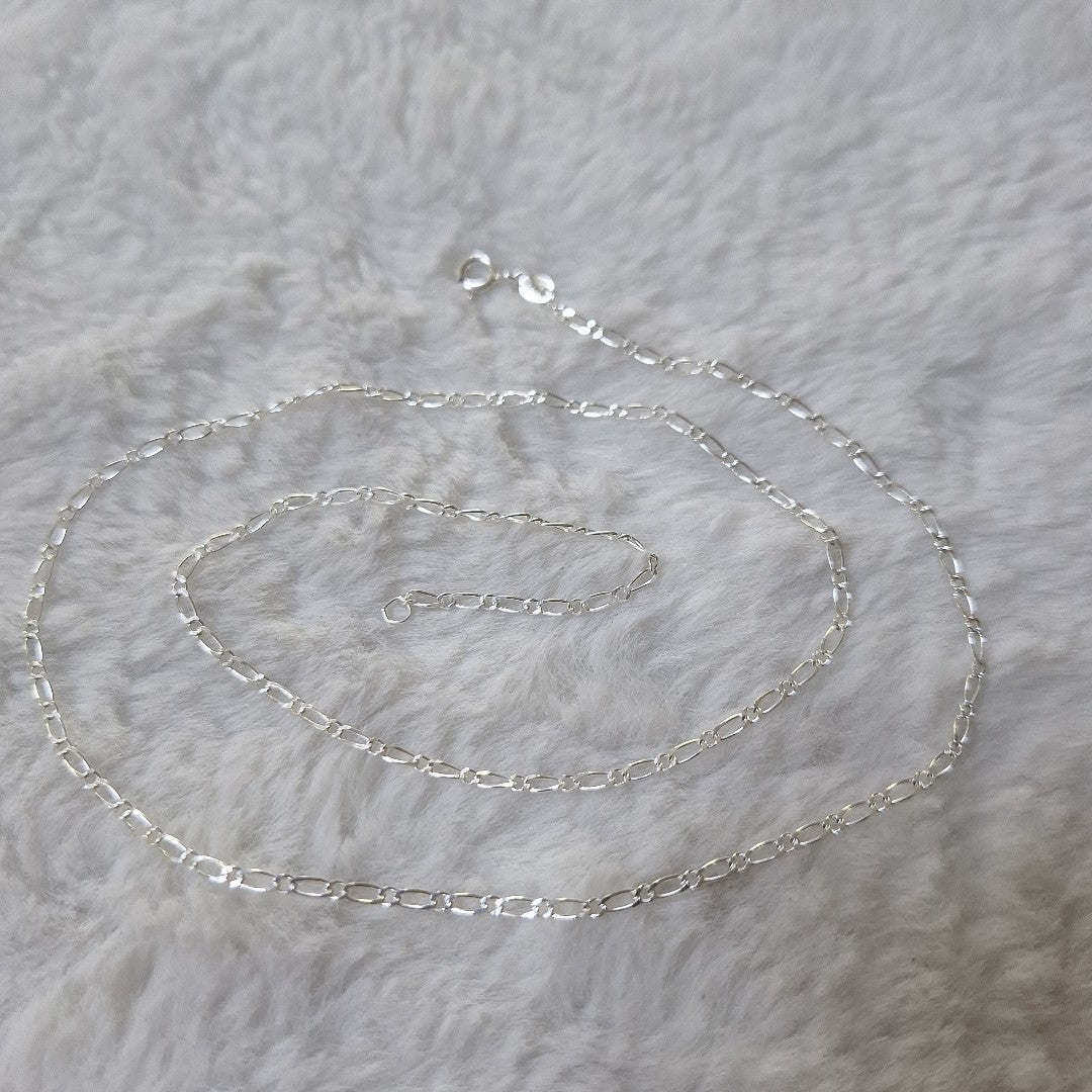 CADENA TEJIDO 1X1 PLATA .925 55 CM 3.3 GR (NUEVO)