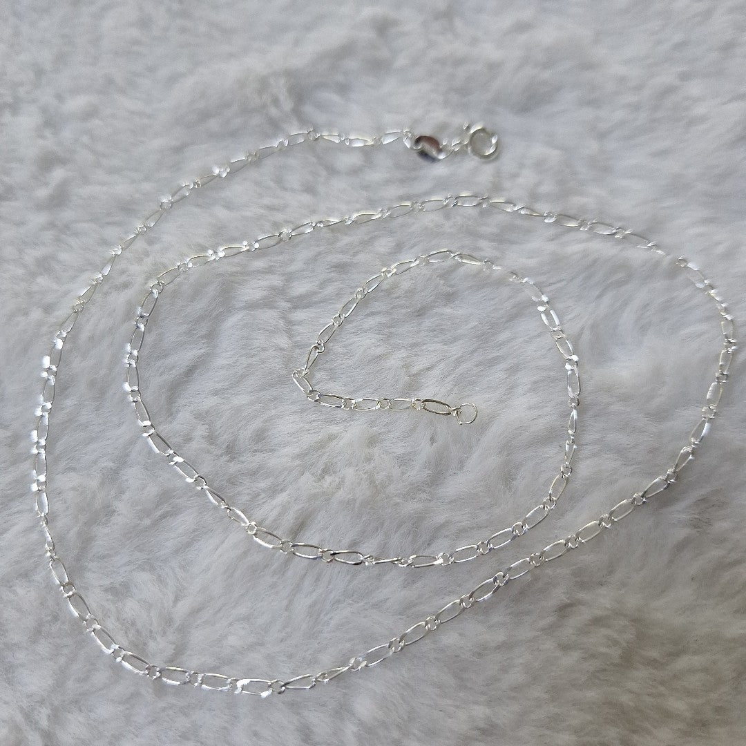 CADENA TEJIDO 1X1 PLATA .925 55 CM 3.3 GR (NUEVO)