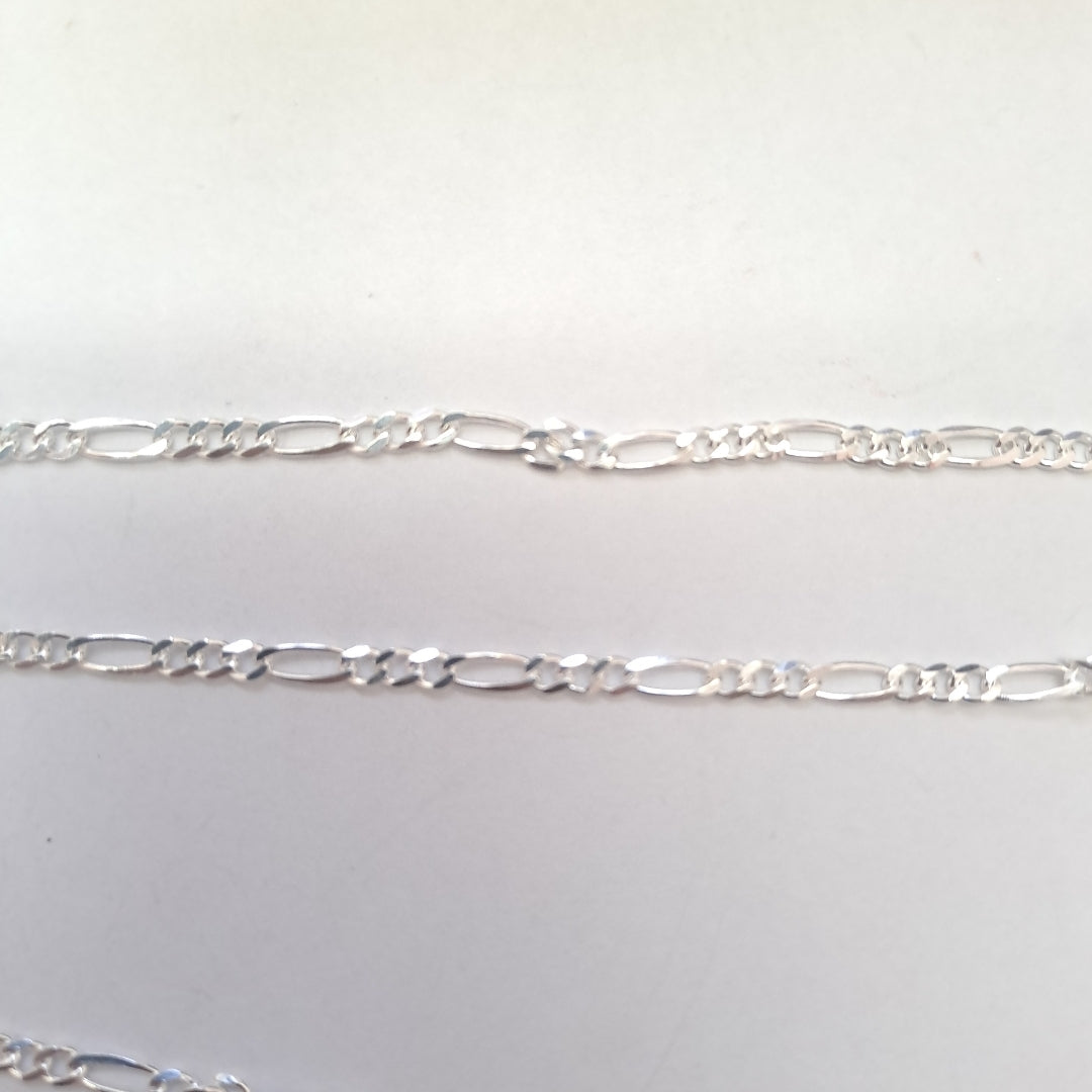 CADENA TEJIDO 3X1 PLATA .925 55 CM 4.3 GR (NUEVO)