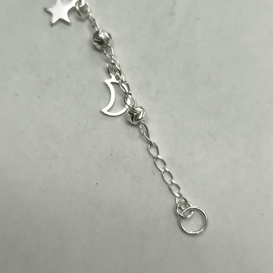 PULSERA TEJIDO TEJIDO ESPECIAL PLATA .925 18 CM 3.1 GR (NUEVO)