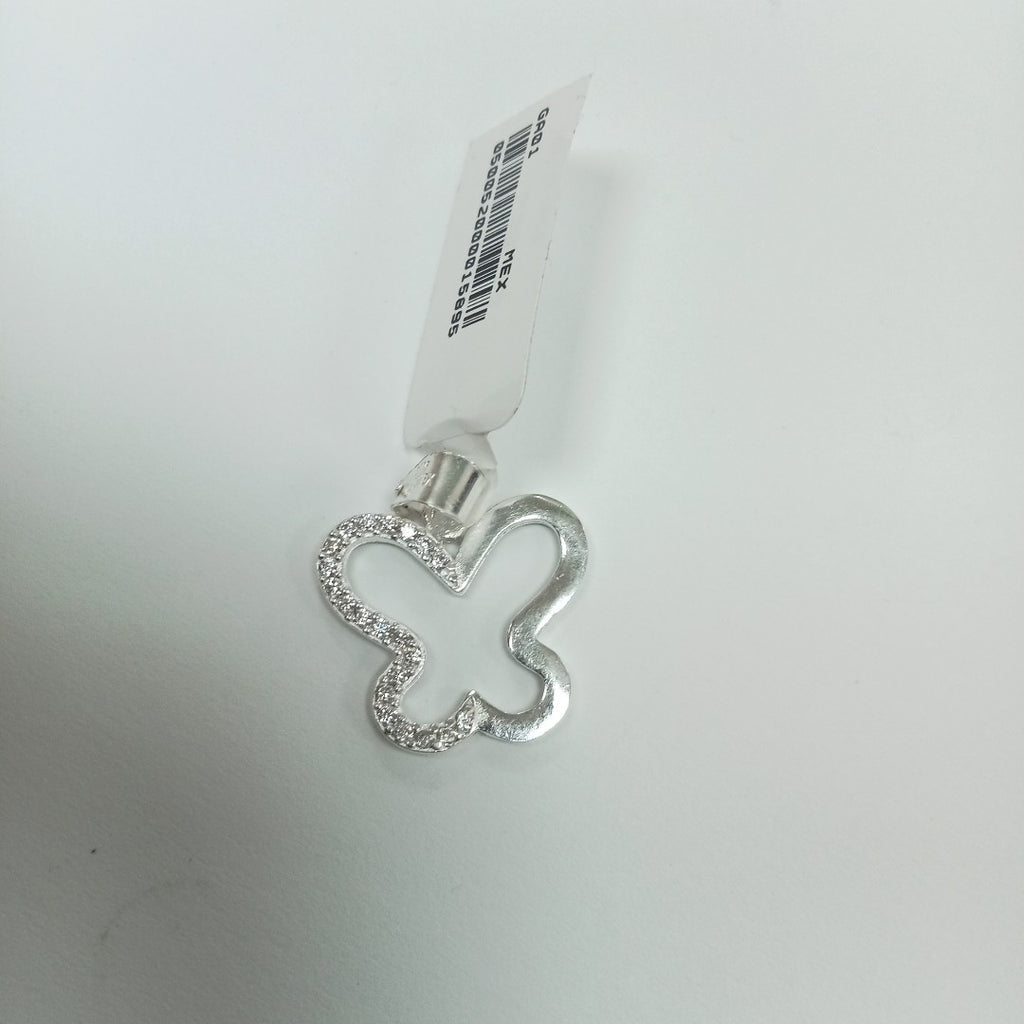 DIJE MARIPOSA C/CIRCONIAS PLATA .925 2.3 GR (NUEVO)