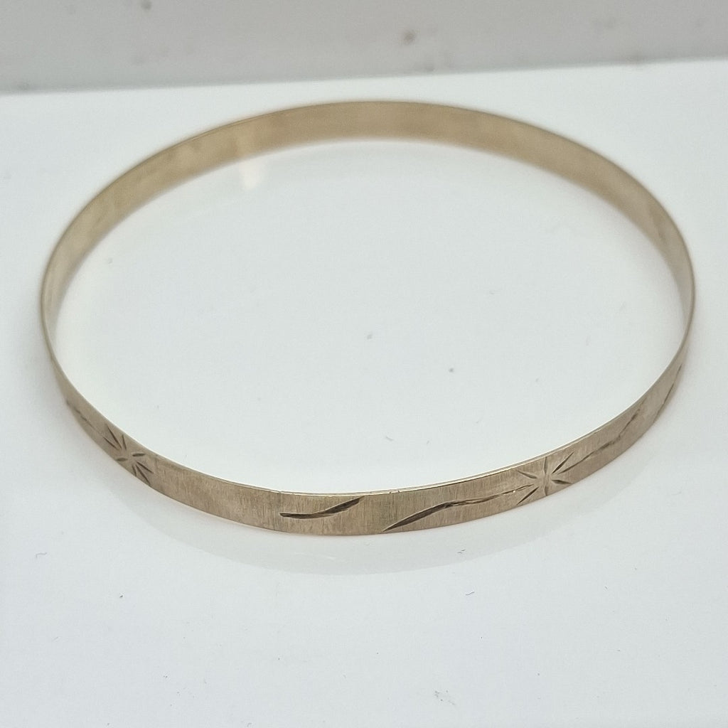 PULSERA RIGIDA ORO 10 K 8,00 GRMS (SEMINUEVO)