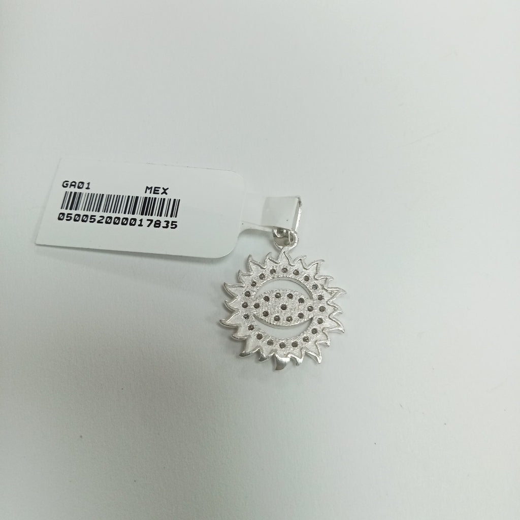 DIJE OJO MAGICO CON CIRCONIAS PLATA .925 2.1 GR (NUEVO)