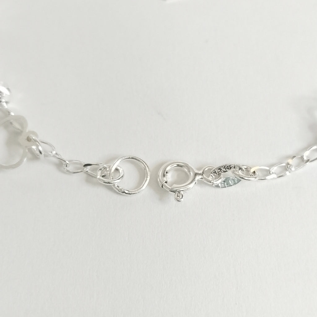 PULSERA TEJIDO ESPECIAL PLATA .925 18 CM 2.7 GR (NUEVO)