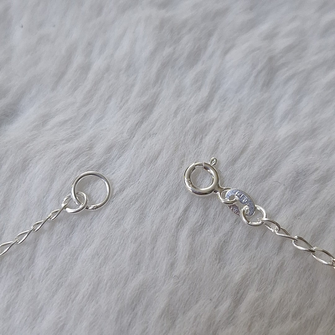 PULSERA TEJIDO ESPECIAL PLATA .925 18 CM 2.7 GR (NUEVO)