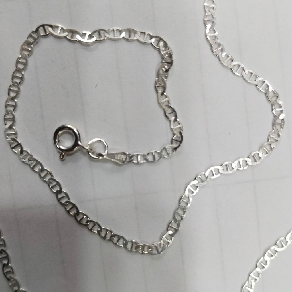 CADENA TEJIDO GUCHI PLATA .925 60 CM 3.8 GR (NUEVO)