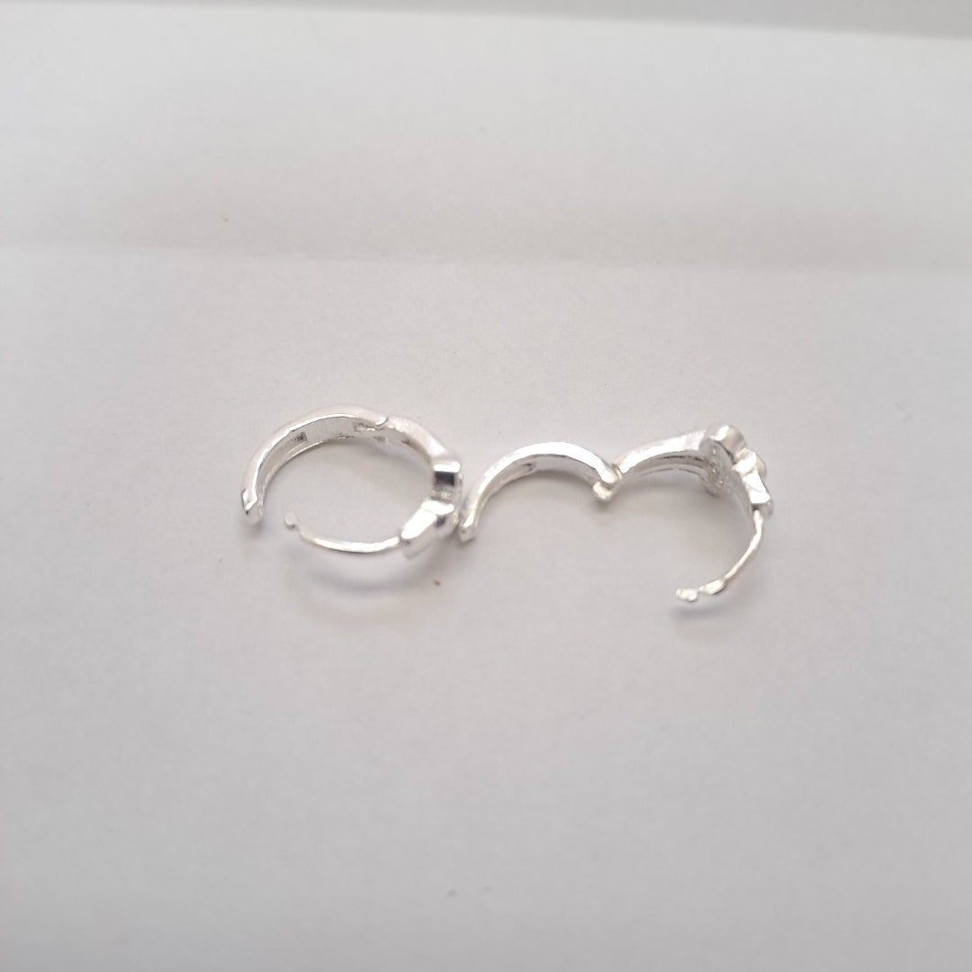 ARRACADAS C/CIRCONIAS PLATA .925 1.9 GR (NUEVO)