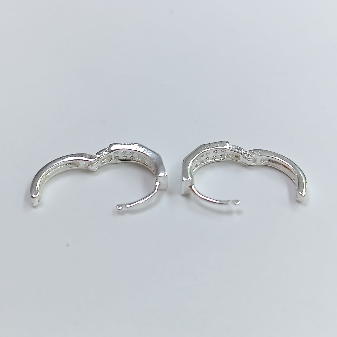 ARRACADAS C/CIRCONIAS PLATA .925 2.5 GR (NUEVO)