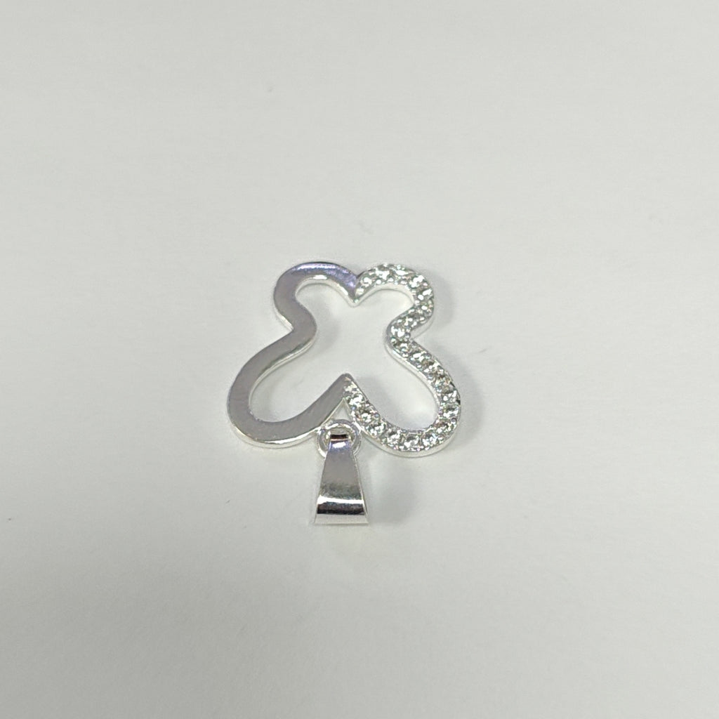 DIJE MARIPOSA C/CIRCONIAS PLATA .925 2.3 GR (NUEVO)