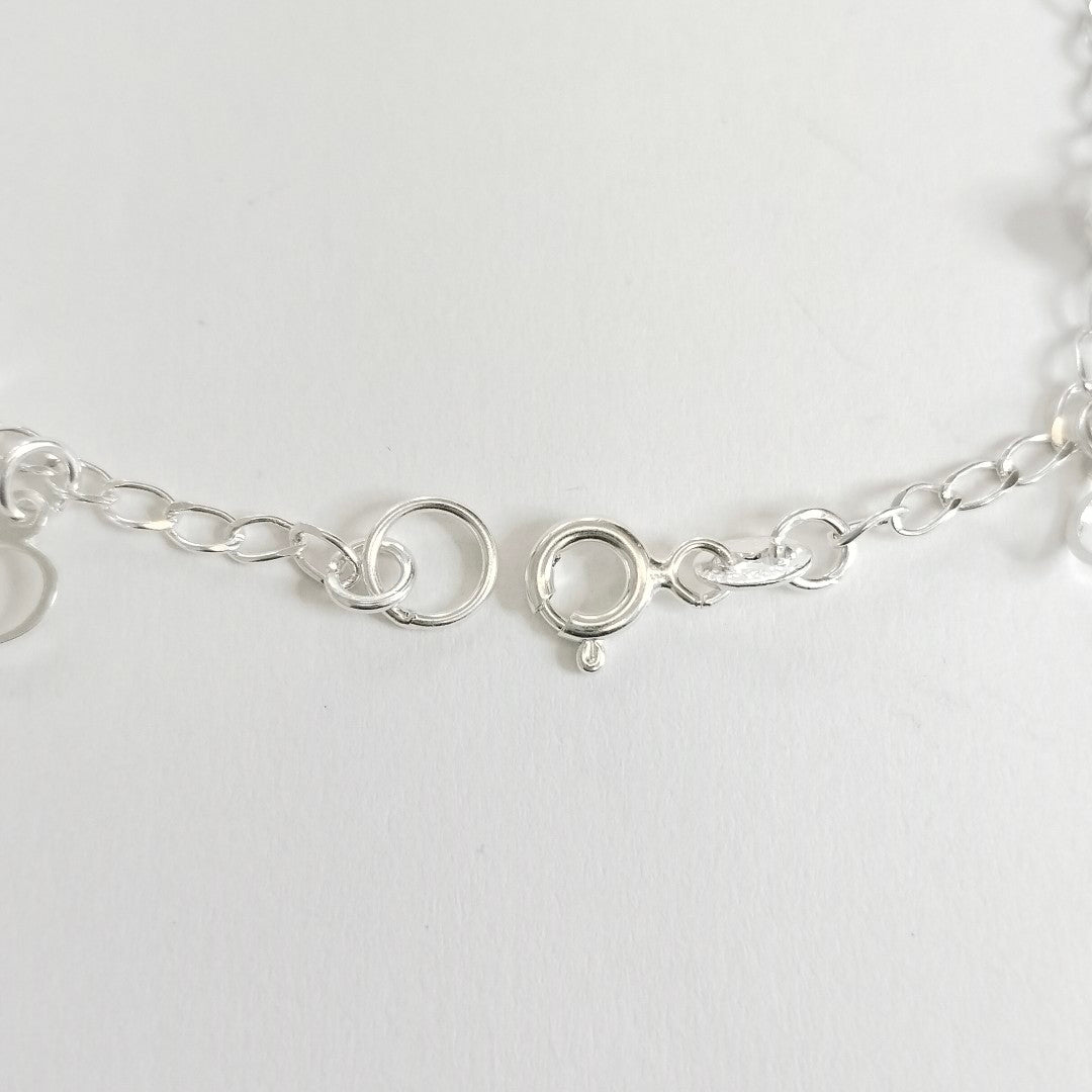 PULSERA TEJIDO ESPECIAL PLATA .925 18 CM 2.6 GR (NUEVO)