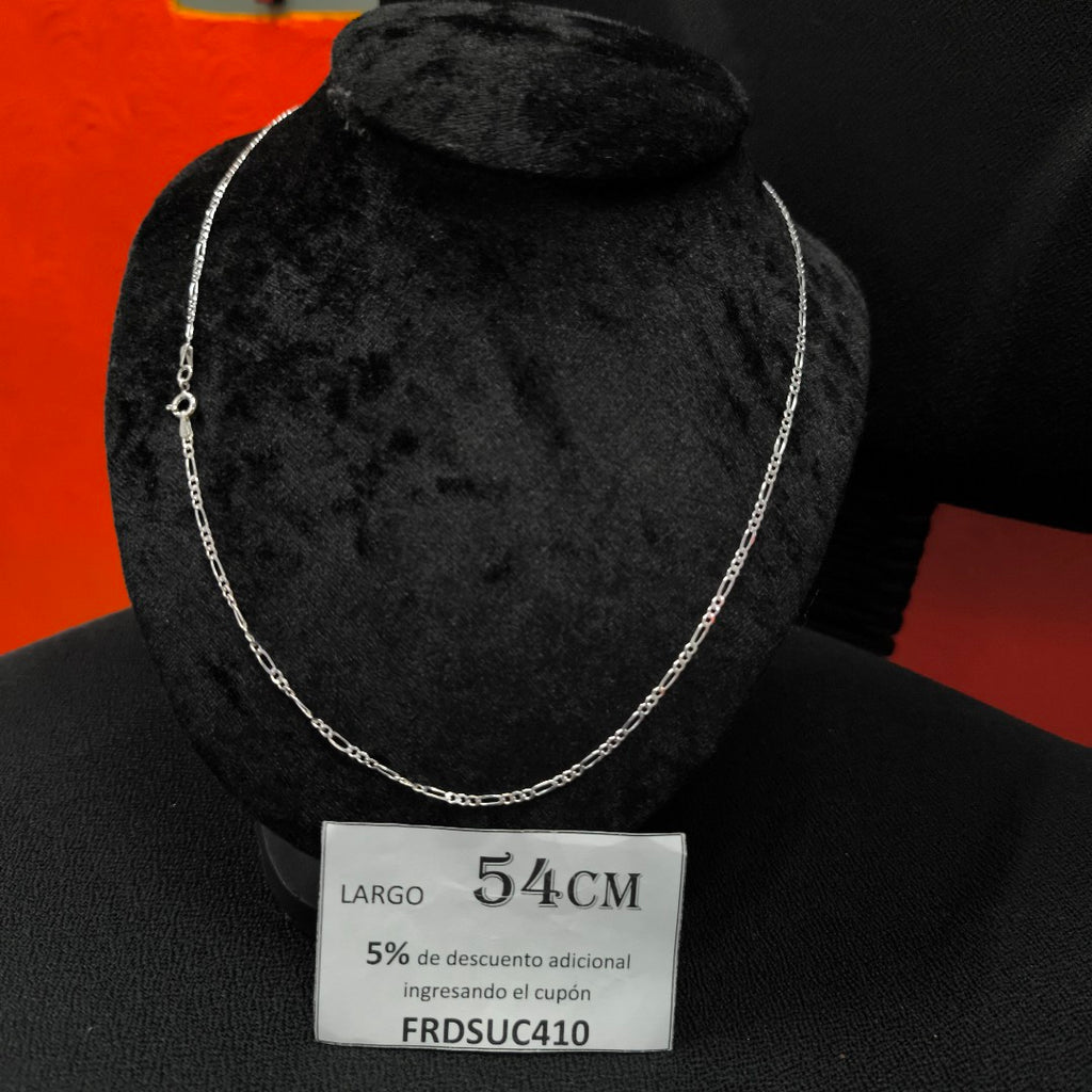 CADENA TEJIDO 3X1 PLATA .925 55 CM 4.2 GR (NUEVO)