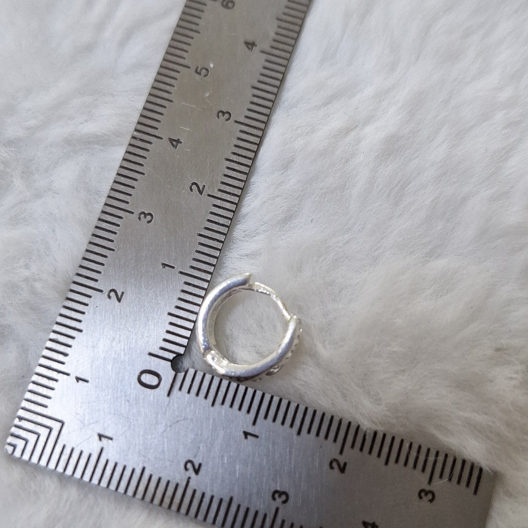 ARRACADAS C/CIRCONIAS PLATA .925 2.1 GR (NUEVO)