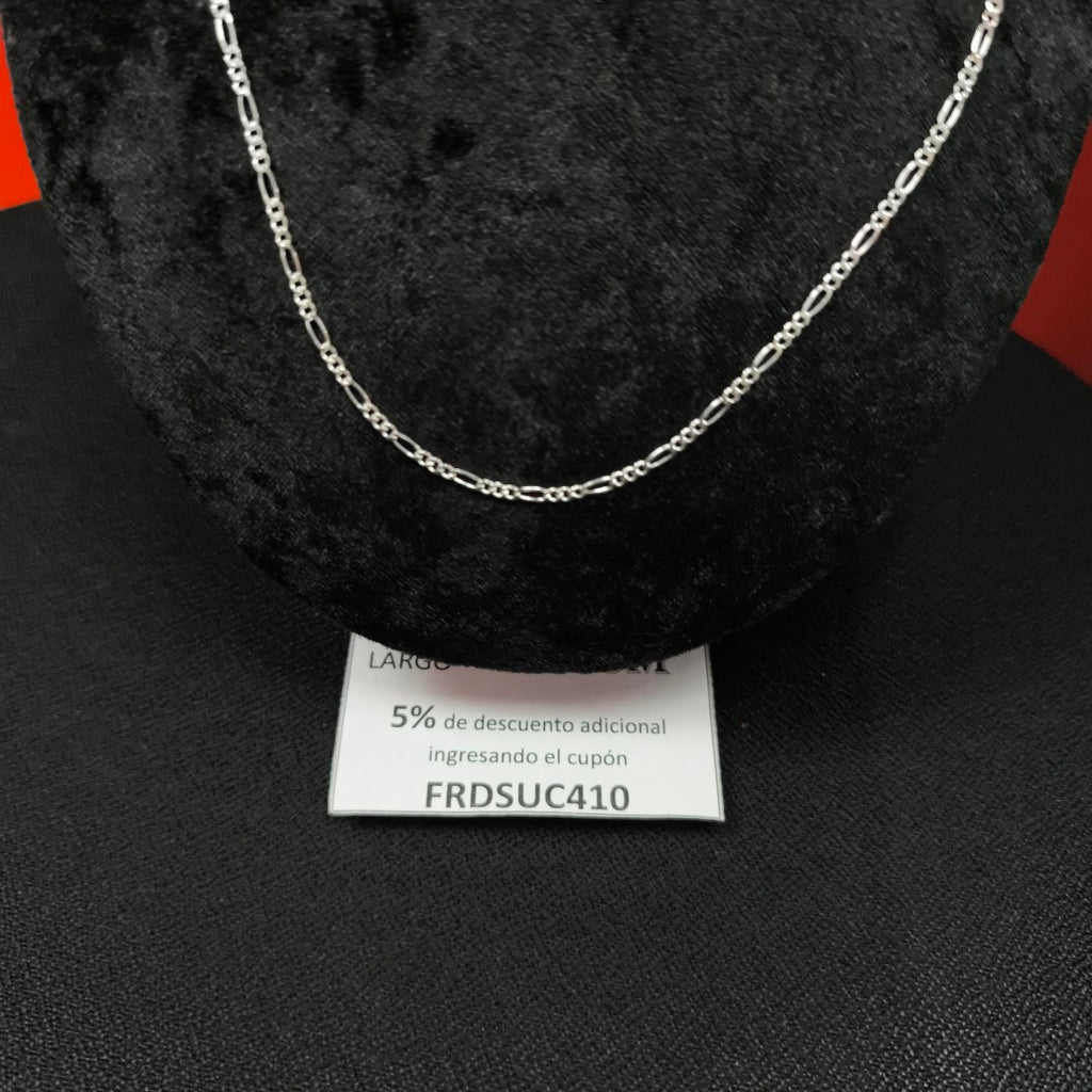 CADENA TEJIDO 3X1 PLATA .925 50 CM 4.3 GR (NUEVO)