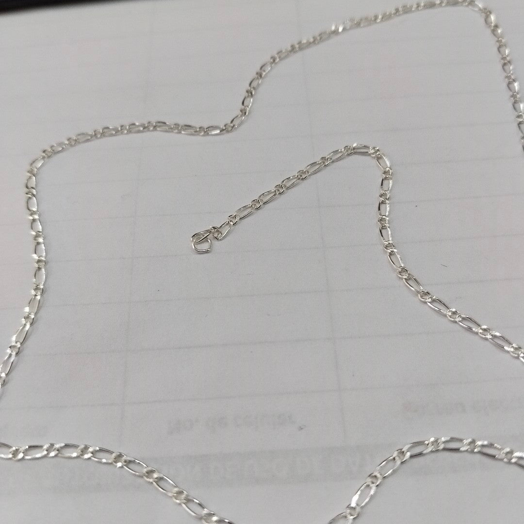 CADENA TEJIDO 1X1 PLATA .925 55 CM 3.3 GR (NUEVO)