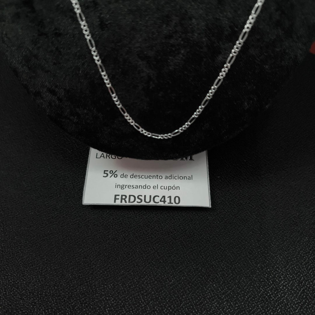 CADENA TEJIDO 3X1 PLATA .925 50 CM 4.3 GR (NUEVO)