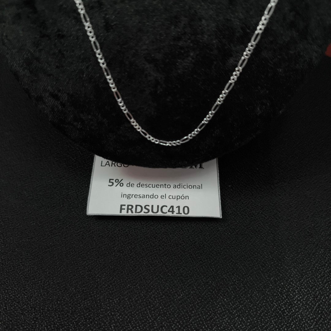 CADENA TEJIDO 3X1 PLATA .925 50 CM 4.3 GR (NUEVO)