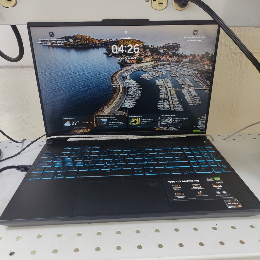 LAPTOP ASUS TUF GAMING A16 FA607NU-RI104W (2025) 512 GB SSD 16 GB RAM (SEMINUEVO)