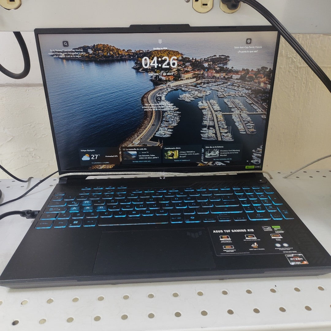LAPTOP ASUS TUF GAMING A16 FA607NU-RI104W (2025) 512 GB SSD 16 GB RAM (SEMINUEVO)