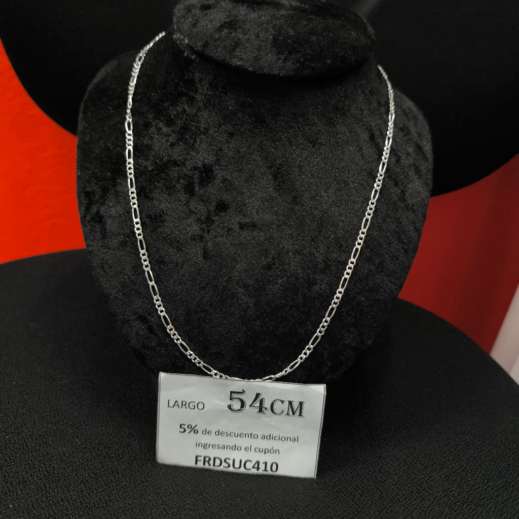 CADENA TEJIDO 3X1 PLATA .925 55 CM 7.5 GR (NUEVO)