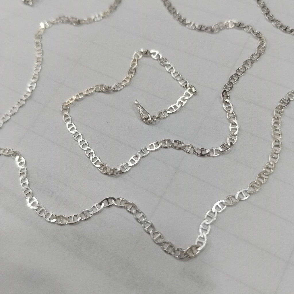 CADENA TEJIDO GUCHI PLATA .925 60 CM 3.8 GR (NUEVO)