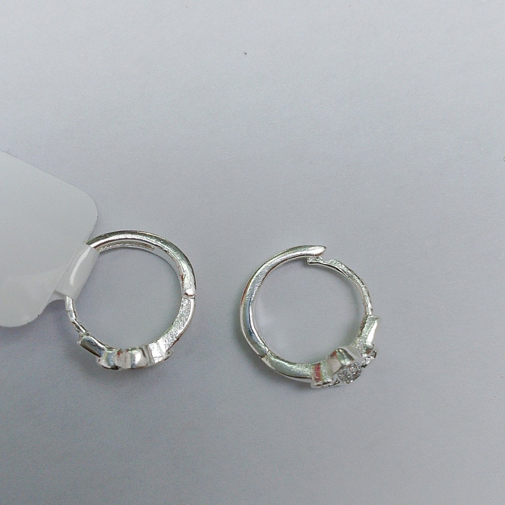 ARRACADAS C/CIRCONIAS PLATA .925 1.9 GR (NUEVO)