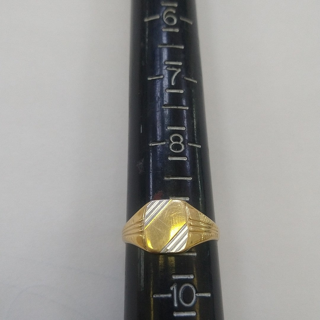 ANILLITO ORO COMBINADO 14 K 2,00 GRMS (SEMINUEVO)