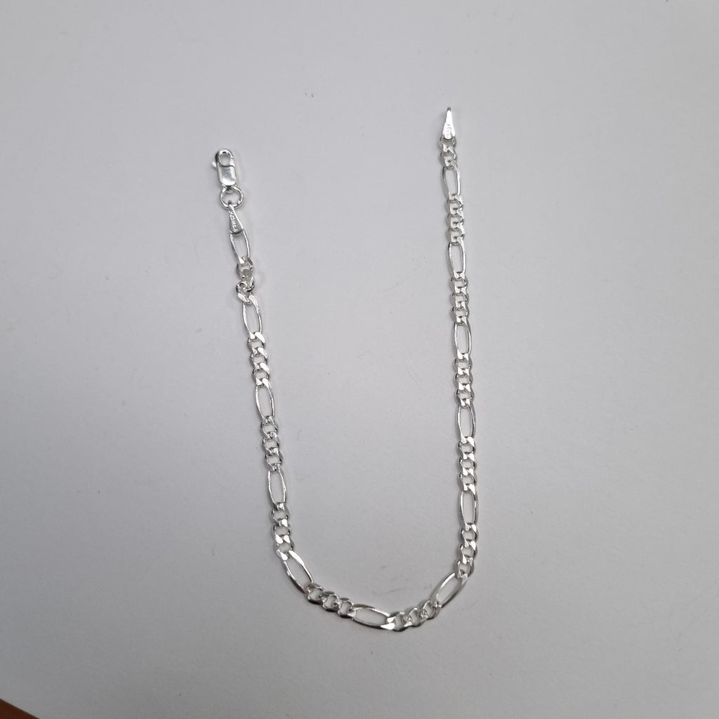 PULSERA TEJIDO 3X1 PLATA .925 18 CM 2.8 GR (NUEVO)